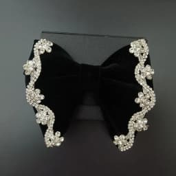 Retro Rhinestone Velvet Bow Tie British Men's Business Banquet Concert Dress Suit Shirt Accessories Original Devise Jewelry Gift