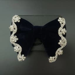 Retro Rhinestone Velvet Bow Tie British Men's Business Banquet Concert Dress Suit Shirt Accessories Original Devise Jewelry Gift