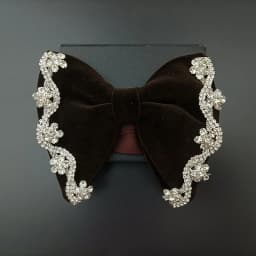 Retro Rhinestone Velvet Bow Tie British Men's Business Banquet Concert Dress Suit Shirt Accessories Original Devise Jewelry Gift