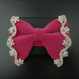 Retro Rhinestone Velvet Bow Tie British Men's Business Banquet Concert Dress Suit Shirt Accessories Original Devise Jewelry Gift