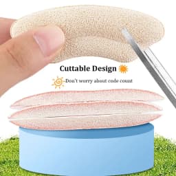 Children's Shoes Heel Stickers Protector Baby Anti-drop Heel Pad Anti-grinding Soft Adjustment Shoe Size Half Pads Heel Inserts