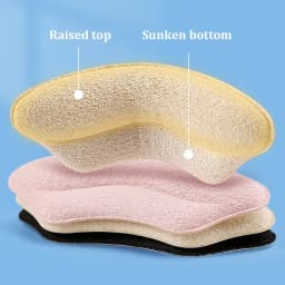 Children's Shoes Heel Stickers Protector Baby Anti-drop Heel Pad Anti-grinding Soft Adjustment Shoe Size Half Pads Heel Inserts