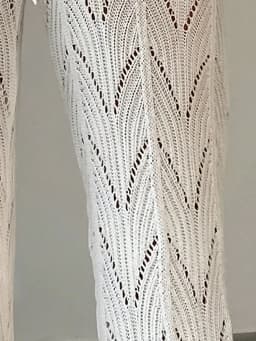 Beach Fashion Sexy Elegant Hollow Tree Bikini Blocked Knitted Pants