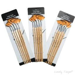 5/15/25pcs Fan Paint Brushes, Oil Acrylic Paint Brushes Nylon Hair Watercolor Fan Artist Brushes for Acrylic Watercolor Painting