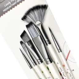 5/15/25pcs Fan Paint Brushes, Oil Acrylic Paint Brushes Nylon Hair Watercolor Fan Artist Brushes for Acrylic Watercolor Painting