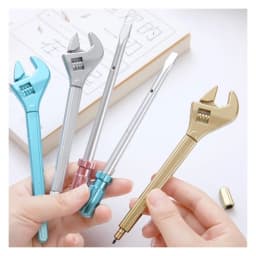24 Pcs Wrench Hammer Simulation Screwdriver Gel Pens Set Durable High-value Stationery Cute Creative Kids Office Supplies