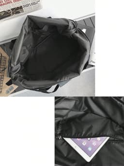 Handheld travel bag, large capacity sports and fitness bag, lightweight storage luggage bag, one shoulder crossbody travel bag