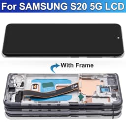 6.2'' Tested For Samsung S20 5G LCD G981 S981F S981F/DS Display Touch Screen With Frame For Samsung S20 5G Display Replace