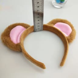 Little Monkey Headband Cosplay Kawaii Animal Halloween Party Costumes Accessories Brown Bear Ears Headband Tie Tail Skirt