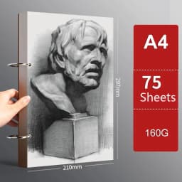 Professional Sketchbook A4 A5 16K 32K 8K Thick Loose-leaf Sketch Paper Notebook Art School Supplies Pencil Drawing Stationery
