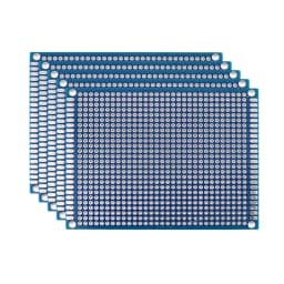 5/10PCS PCB Board Prototype Board Blue 2x8/3x7/4x6/5x7/7x9cm Double Sided Circuit Boards For DIY Soldering Project