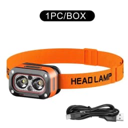 Powerful Rechargeable Head Flashlight for Fishing Led Headlamp Nitecore Camping Headlights Hunting Torch Hiking Front Lanterns
