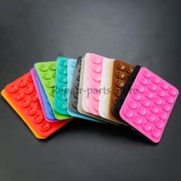 2pcsThickened Silicone Suction Cup 24 Square Suction Cups Mobile Phone Tablet Luggage Suction Cup Universal Charger Leather Case