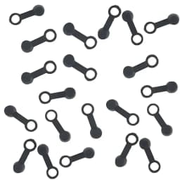 10Pcs 8mm Car Brake Pump Dust Cap Oil Drain Screw Cap Brake Caliper Bleed Nipple Black Screw Dust Caps Cover Rubber Motorcycle