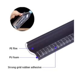 New 40M Acustic Foam Window Sealing Strip for Casement Window Seal Soundproof Foam S Weather Stripping Door Seal Gap Filler Tape