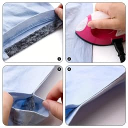 2roll Black White Double-sided Interlining Adhesive Fabric Clothes Iron On Hem Tape Interlining Web DIY Sewing Patchwork Acces