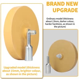 SIFANG Car Eraser Wheel Adhesive Remover Rubber Wheel, Smooth Power Drill Adapter, Paint Repair Rubber Vinyl Decals Removal Tool