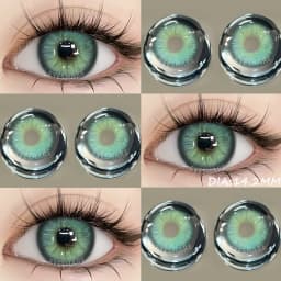 EYESHARE NEW 1pair Gray Contact Lens for Eyes Hybrid Natural Colorful Lenses 14.2mm Colorful Eyes Lenses Cosmetic Yearly Use