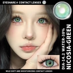 EYESHARE NEW 1pair Gray Contact Lens for Eyes Hybrid Natural Colorful Lenses 14.2mm Colorful Eyes Lenses Cosmetic Yearly Use