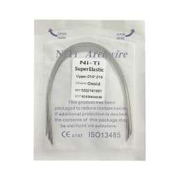 10pcs/pack Dental Arch Wires Orthodontic Super Elastic NITI Round Rectangle Archwire Lower/Upper 012/014/016/018/020/16x16/16x22