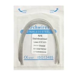 10pcs/pack Dental Arch Wires Orthodontic Super Elastic NITI Round Rectangle Archwire Lower/Upper 012/014/016/018/020/16x16/16x22