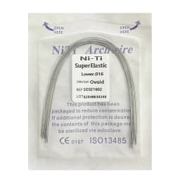 10pcs/pack Dental Arch Wires Orthodontic Super Elastic NITI Round Rectangle Archwire Lower/Upper 012/014/016/018/020/16x16/16x22