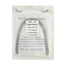 10pcs/pack Dental Arch Wires Orthodontic Super Elastic NITI Round Rectangle Archwire Lower/Upper 012/014/016/018/020/16x16/16x22