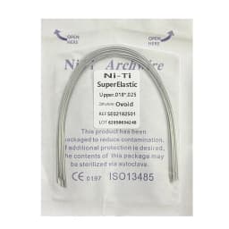 10pcs/pack Dental Arch Wires Orthodontic Super Elastic NITI Round Rectangle Archwire Lower/Upper 012/014/016/018/020/16x16/16x22