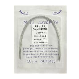 10pcs/pack Dental Arch Wires Orthodontic Super Elastic NITI Round Rectangle Archwire Lower/Upper 012/014/016/018/020/16x16/16x22
