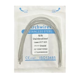 10pcs/pack Dental Arch Wires Orthodontic Super Elastic NITI Round Rectangle Archwire Lower/Upper 012/014/016/018/020/16x16/16x22