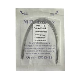 10pcs/pack Dental Arch Wires Orthodontic Super Elastic NITI Round Rectangle Archwire Lower/Upper 012/014/016/018/020/16x16/16x22