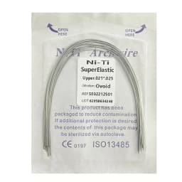 10pcs/pack Dental Arch Wires Orthodontic Super Elastic NITI Round Rectangle Archwire Lower/Upper 012/014/016/018/020/16x16/16x22
