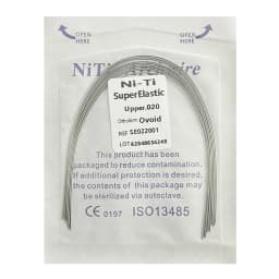 10pcs/pack Dental Arch Wires Orthodontic Super Elastic NITI Round Rectangle Archwire Lower/Upper 012/014/016/018/020/16x16/16x22