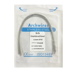10pcs/pack Dental Arch Wires Orthodontic Super Elastic NITI Round Rectangle Archwire Lower/Upper 012/014/016/018/020/16x16/16x22
