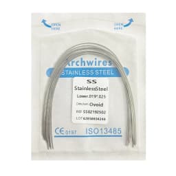 10pcs/pack Dental Arch Wires Orthodontic Super Elastic NITI Round Rectangle Archwire Lower/Upper 012/014/016/018/020/16x16/16x22