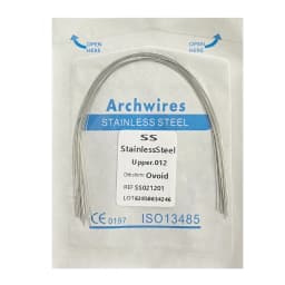10pcs/pack Dental Arch Wires Orthodontic Super Elastic NITI Round Rectangle Archwire Lower/Upper 012/014/016/018/020/16x16/16x22