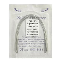 10pcs/pack Dental Arch Wires Orthodontic Super Elastic NITI Round Rectangle Archwire Lower/Upper 012/014/016/018/020/16x16/16x22