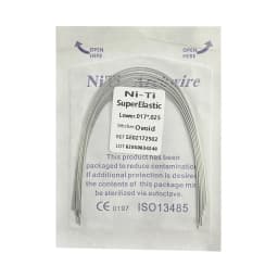 10pcs/pack Dental Arch Wires Orthodontic Super Elastic NITI Round Rectangle Archwire Lower/Upper 012/014/016/018/020/16x16/16x22