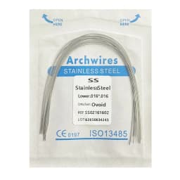 10pcs/pack Dental Arch Wires Orthodontic Super Elastic NITI Round Rectangle Archwire Lower/Upper 012/014/016/018/020/16x16/16x22