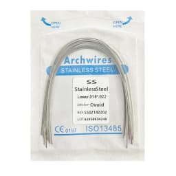 10pcs/pack Dental Arch Wires Orthodontic Super Elastic NITI Round Rectangle Archwire Lower/Upper 012/014/016/018/020/16x16/16x22