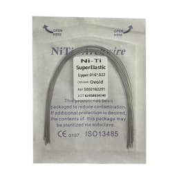 10pcs/pack Dental Arch Wires Orthodontic Super Elastic NITI Round Rectangle Archwire Lower/Upper 012/014/016/018/020/16x16/16x22