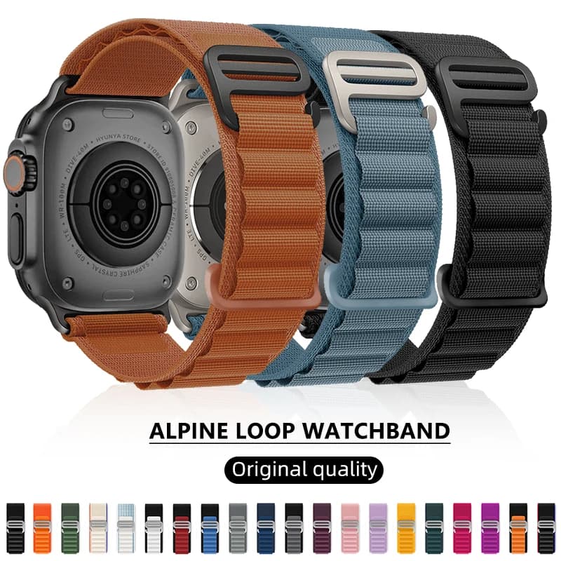 Alpine Strap For Apple Watch Band Ultra 4 2 3 Watchband 45mm 49mm 42mm 46mm 44mm 41mm 40mm Bracelet Iwatch Series 12 11 9 SE 10