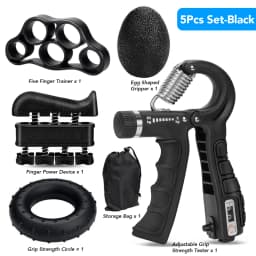 5-60Kg Adjustable Heavy Hand Gripper Fitness Hand Exerciser Grip Wrist Training Finger Gripper Hand Strengthener for Patient
