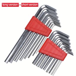 8pcs Allen Wrench Metric Wrench Inch Wrench L Wrench Size Allen Key Short Arm Tool Set Easy To Carry In The Pocket
