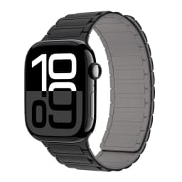 Magnetic Loop Strap for Apple Watch Bands 46mm 44mm 40mm 45mm 41mm 42mm Silicone Bracelet iWatch Series 12 11 10 9 SE Ultra 4 3