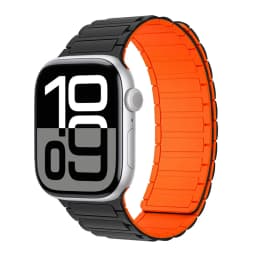 Magnetic Loop Strap for Apple Watch Bands 46mm 44mm 40mm 45mm 41mm 42mm Silicone Bracelet iWatch Series 12 11 10 9 SE Ultra 4 3