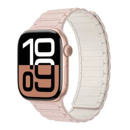 Magnetic Loop Strap for Apple Watch Bands 46mm 44mm 40mm 45mm 41mm 42mm Silicone Bracelet iWatch Series 12 11 10 9 SE Ultra 4 3