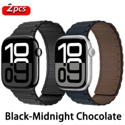 Magnetic Loop Strap for Apple Watch Bands 46mm 44mm 40mm 45mm 41mm 42mm Silicone Bracelet iWatch Series 12 11 10 9 SE Ultra 4 3