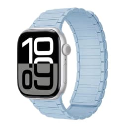 Magnetic Loop Strap for Apple Watch Bands 46mm 44mm 40mm 45mm 41mm 42mm Silicone Bracelet iWatch Series 12 11 10 9 SE Ultra 4 3