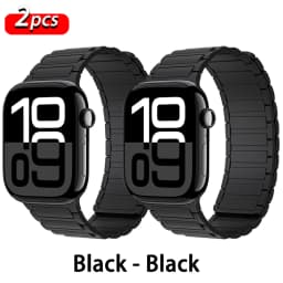 Magnetic Loop Strap for Apple Watch Bands 46mm 44mm 40mm 45mm 41mm 42mm Silicone Bracelet iWatch Series 12 11 10 9 SE Ultra 4 3